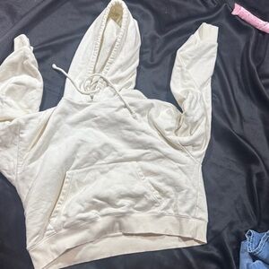 Forever 21 Cream Hoodie